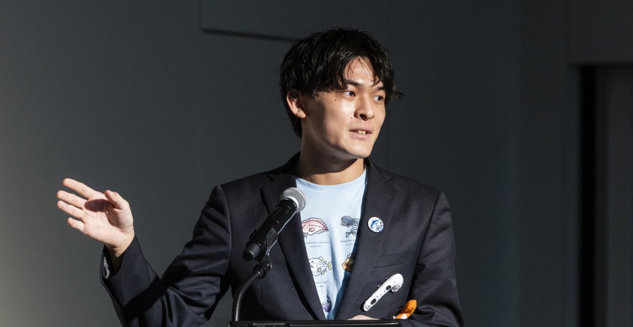 最終審査会登壇時の堀内涼太郎氏