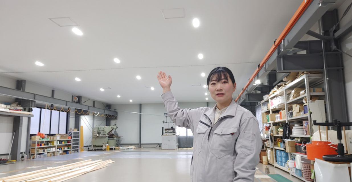 マクテンは壁で強く引っ張るためにゆるみもなく、通常の天井と見た目が変わらない