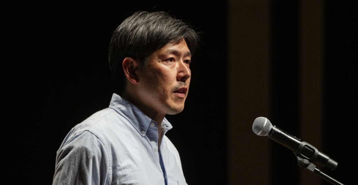 決勝大会登壇時の長壁氏