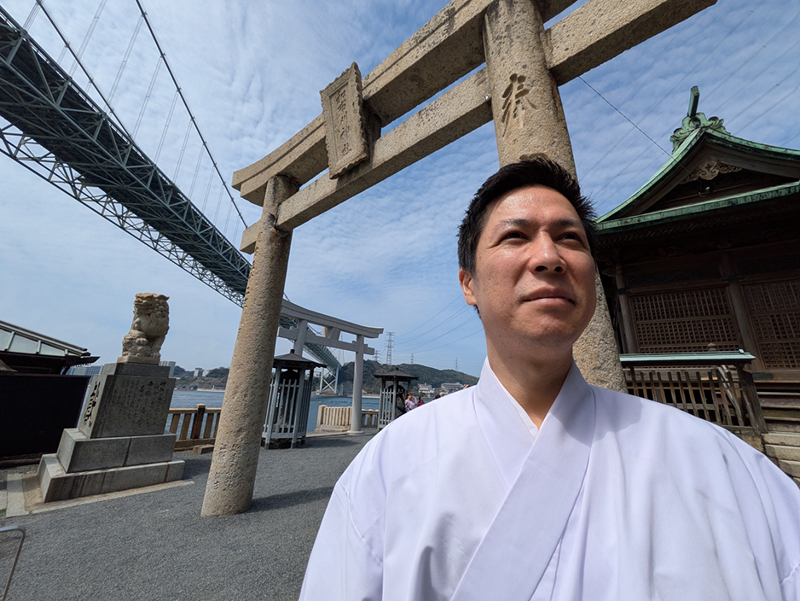 和布刈神社の高瀬氏は今回のダブル受賞を励みに日本の神社の素晴らしさをもっと多くの人たちに伝えたいと語った