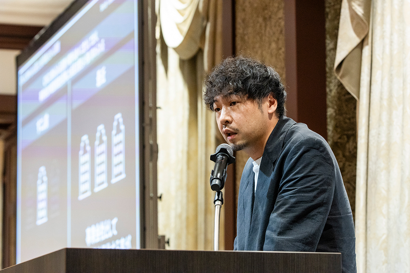 東芝テックの石井氏は顧客企業の課題解決にはスタートアップとのシナジーが重要だと指摘した