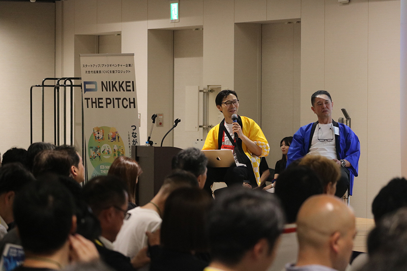 SMBCベンチャーキャピタル 執行役員 松下克俊氏(右)