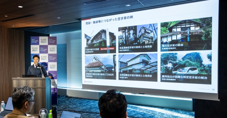 川口氏は深刻な課題である空き家の解体を進めやすくする新たな官民連携モデルを作り出した