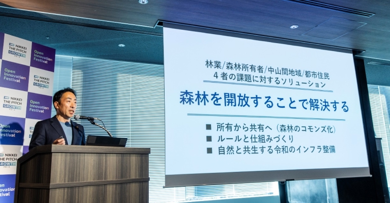 林業のアトツギである田口氏はキャンパーへの森林レンタルという新たなFC事業を展開している