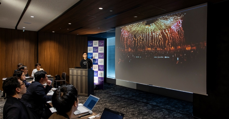 辻木氏は没入感が高い映像技術で新たなエンターテイメントを世界に提供する