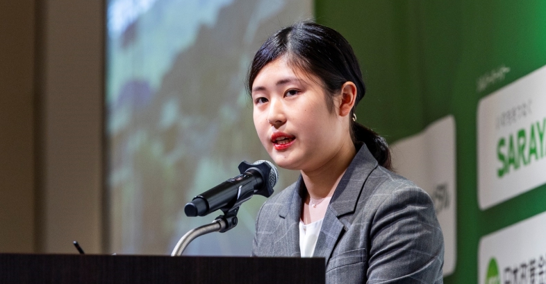 内野氏は高校生が自らの人生を切り拓けるキャリア選択を支援したいと語った