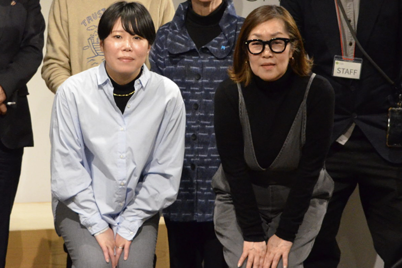 米田氏、NPOのUPTREEの阿久津代表が並んでいる様子