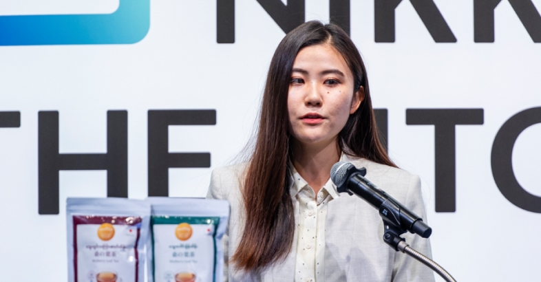 Re:leafの御田氏はミャンマーで貧困問題の解決などにつながる健康茶のビジネスに取り組んでいる