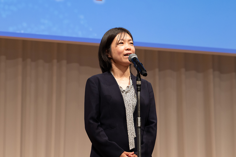 最優秀企業に選ばれたリンクメッド 吉井幸恵代表取締役社長